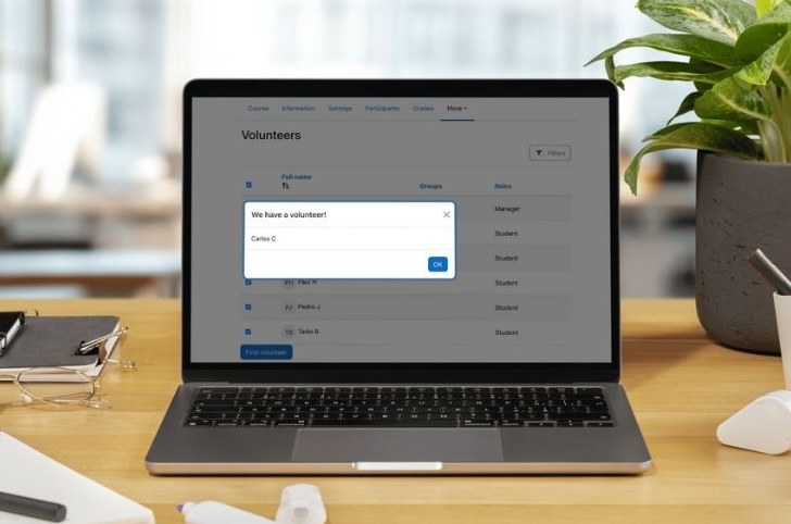 Volunteer Selector